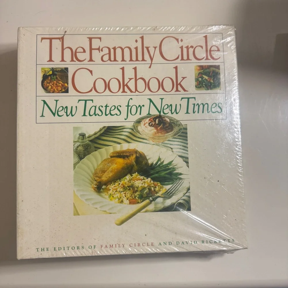 The Family Circle Cookbook New Tastes for New Times 1992 Hardcover Sealed